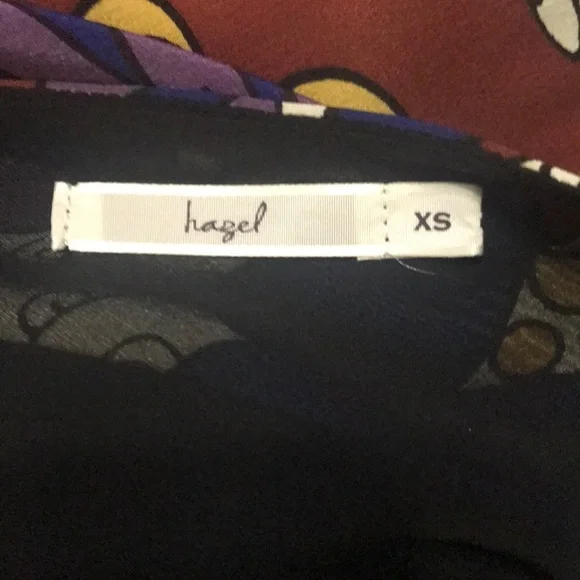 Anthropologie One shoulder silk dress by Hazel - Picture 5 of 7